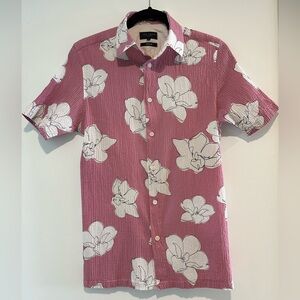 Floral button down shirt